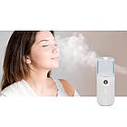 Портативний зволожувач для обличчя Nano Mist Soraver, розпилювач для шкіри акумуляторний, фото 5