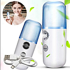 Портативний зволожувач для обличчя Nano Mist Soraver, розпилювач для шкіри акумуляторний, фото 2