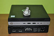 Неттоп HP EliteDesk 800 G3 Desktop Mini USFF/ Core i5-6500T/ 8 GB RAM/ 500 GB HDD/ UHD 630, фото 3