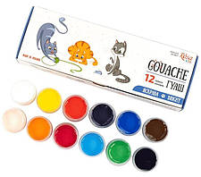 Гуаш Rosa Cats 12кол/10мл