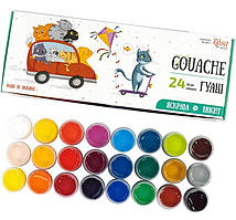 Гуаш Rosa Cats 24кол/10мл