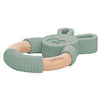 Прорізувач FreeOn силіконовий зайчик, зелений, фото 2