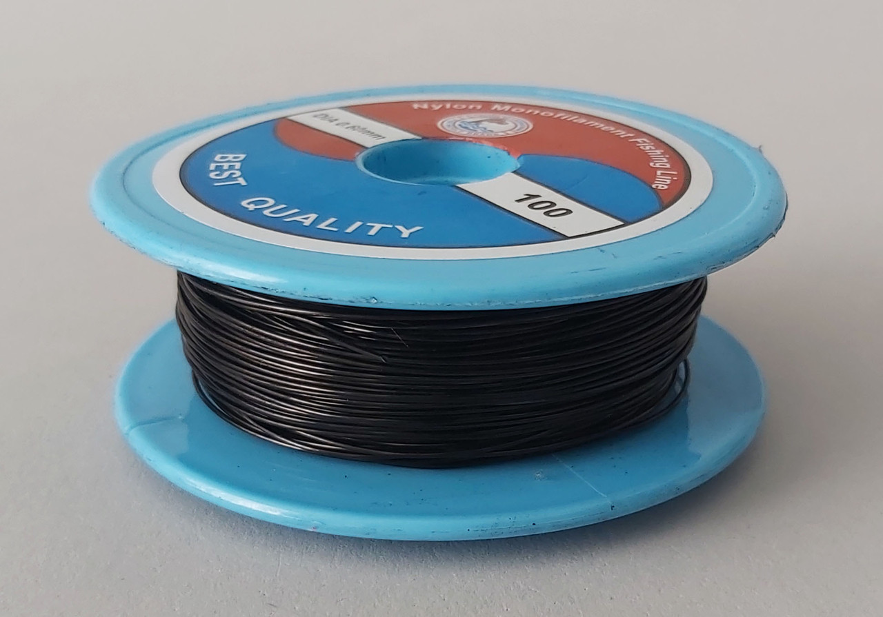 Мононитка чорна (леска) 0.6мм/~75-80м