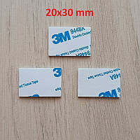 Двосторонній 3М VHB скотч для дому, в авто Strong Black 20х30 мм (3 шт.)