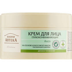 Крем для обличчя Зелена Аптека Алое Глибокозволожувальний 200 мл 4823015907647 smart
