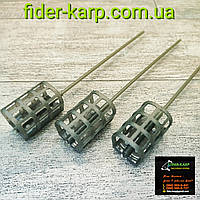 🇺🇦 Рибальська годівниця 2 в 1 "Frame - feeder Long", вага 50 грамів (колір хакі) 🇺🇦