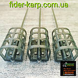 🇺🇦 Рибальська годівниця 2 в 1 "Frame - feeder Long", вага 50 грамів (колір хакі) 🇺🇦, фото 3
