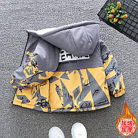 Тепла дитяча куртка на хлопчика весна-осінь, єврозима