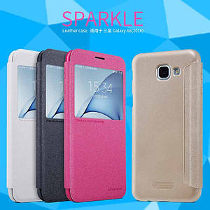 Шкіряний чохол Nillkin Sparkle для Samsung Galaxy A8 (2016) (4 кольори)