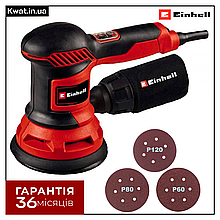 Ексцентрикова шліфувальна машина 450 Вт Einhell TC-RS 425 E 12000 - 26000 кол хв Диск 125 мм