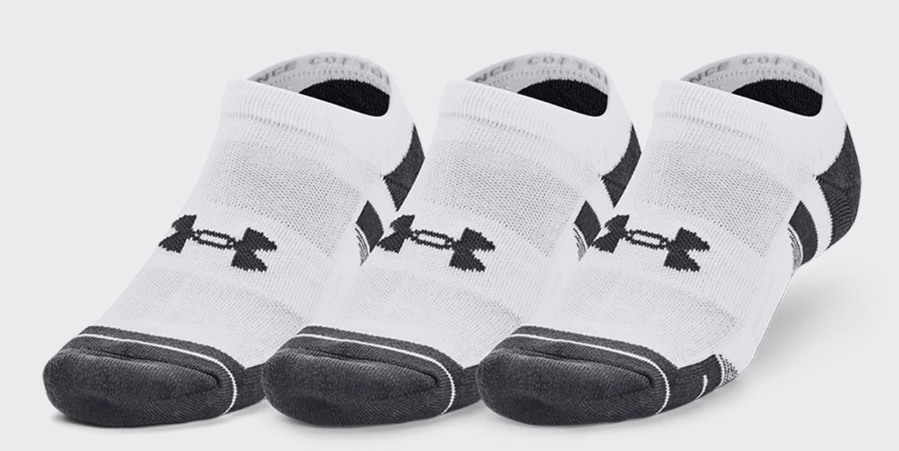 Шкарпетки UA Performance Cotton 3pk NS білий Уни XL, фото 1
