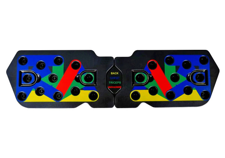 Багатофункціональна дошка для віджимань EasyFit Wave тренажер регульований з еспандерами EF-1368