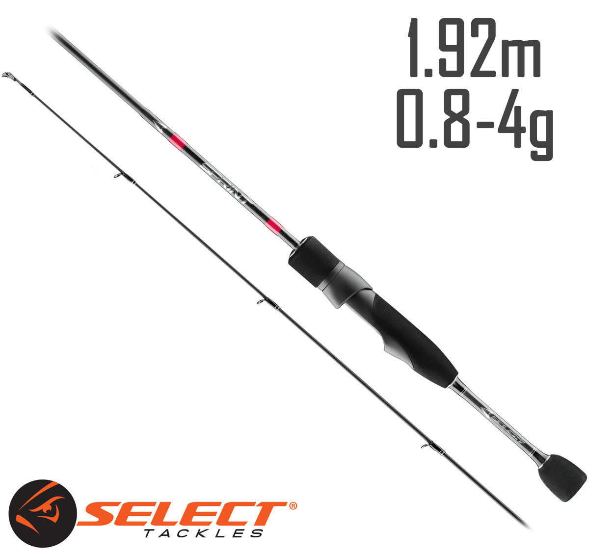Спінінг Select Sprint SPR-642SUL 1.92m 0.8-4g Mod.Fast