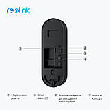 Відеодзвінок Reolink Video Doorbell PoE Чорний DS, фото 2