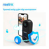 Відеодзвінок Reolink Video Doorbell PoE Чорний DS, фото 10