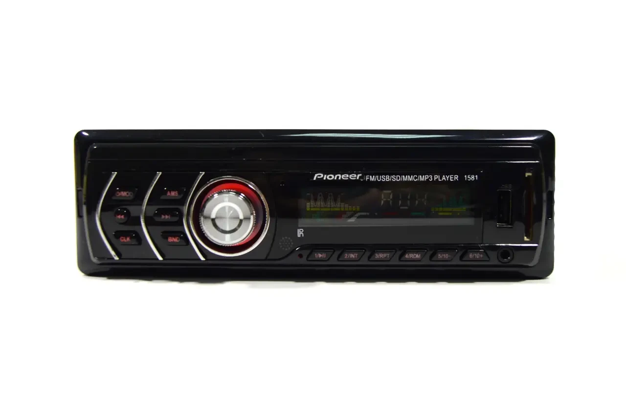 Автомагнітола 1din Pioneer 1581 (1 дин магнітола піонер 1581)