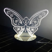 3D Світильник у вигляді Метелика.