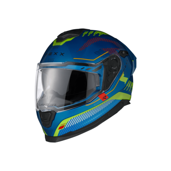 Мотошолом Nexx Y.100R BARON SKY BLUE NEON S
