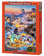 Пазли Castorland C-103522 "Сліпучий Санторіні" на 1000 елементів (C-103522), фото 2