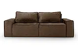 Диван прямий Манго (стандарт) рогожка коричневий, фото 2