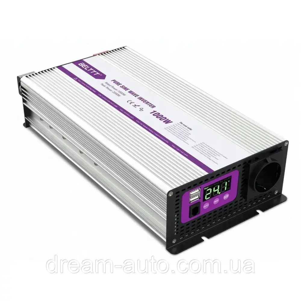 Перетворювач напруги BELTT 12V 1000W Чистий синус