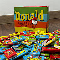 Жувальна гумка дональд Donald Bubble Gum 100 шт Асорті мікс