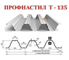 Профнастил Т-135 У-ZN 1,15 мм Pruszynski, фото 4