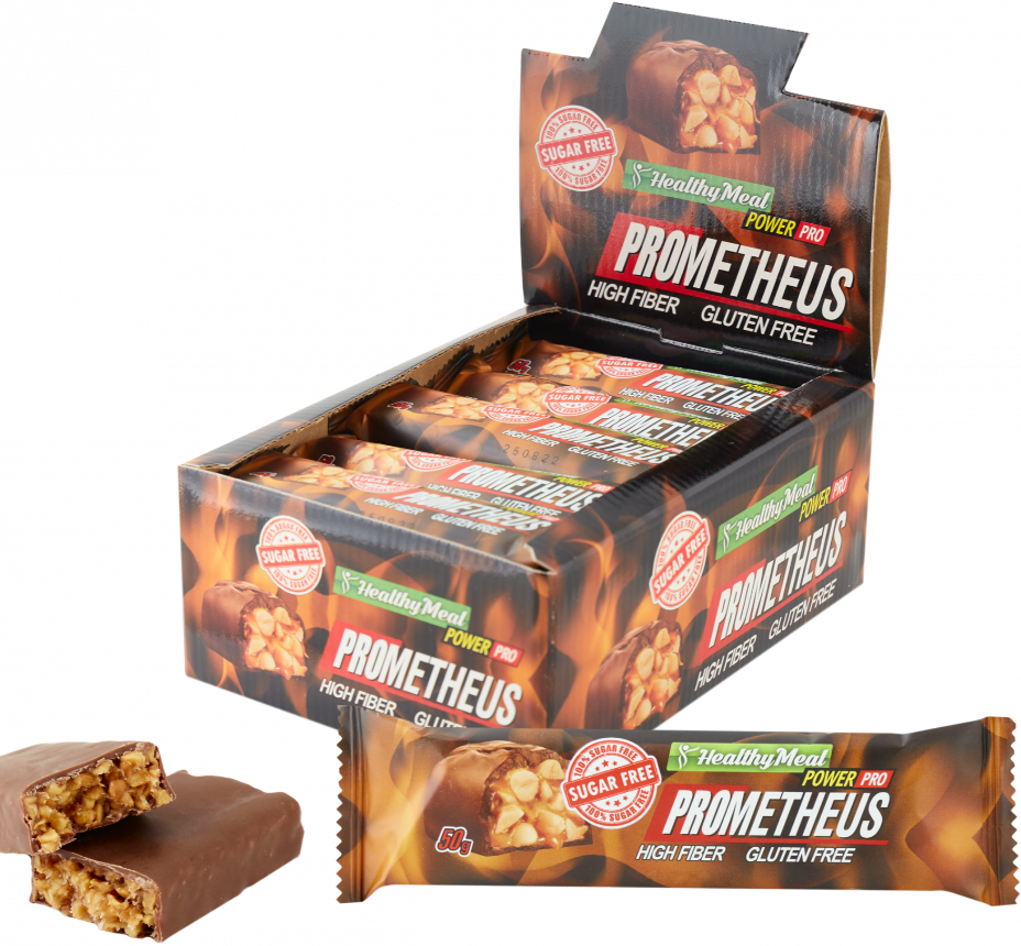 Протеїновий батончик Power Pro Prometheus sugar free 20 x 20 гр арахіс