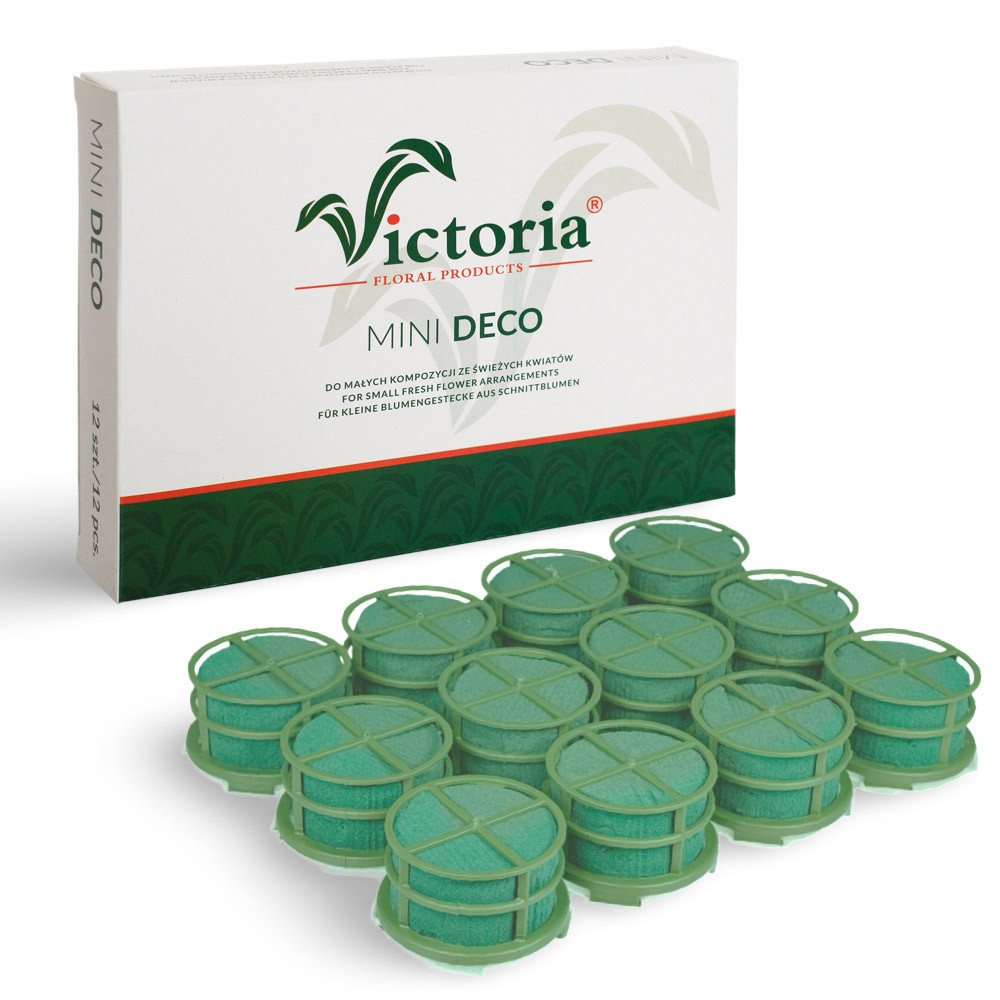 Піна флористична для кріплення букета нареченої 12 шт MiniDeco Victoria, фото 1