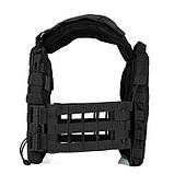 Плитоноска М3 Pro Lite (Чорна) з системою швидкого скидання, фото 4