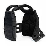 Плитоноска М3 Pro Lite (Чорна) з системою швидкого скидання, фото 3