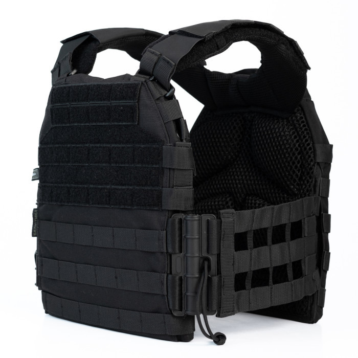 Плитоноска М3 Pro Lite (Чорна) з системою швидкого скидання, фото 1