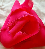 Найтонша стрічка із Шифону (натуральний шовк), колір — рожевий. Ширина 2 см. Ціна вказана за 1.3 м