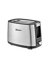 Тостер SATURN ST-EC-7029 750Вт з нержавіючої сталі