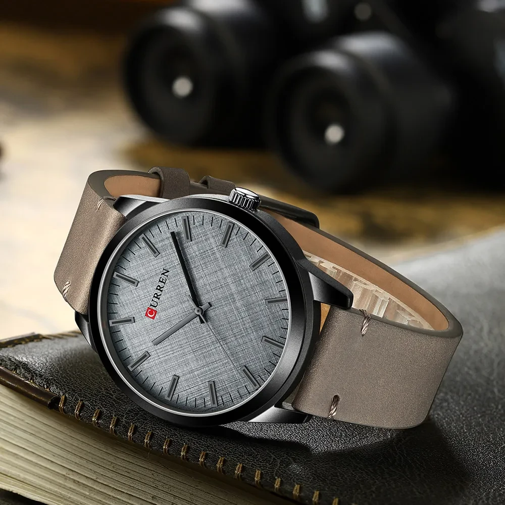 Чоловічий кварцовий годинник Curren 8386 Gray-Black