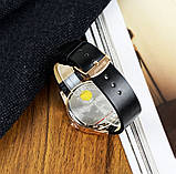 Чоловічий кварцовий годинник Curren 8386 Black-Gold-Gray, фото 7