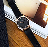 Чоловічий кварцовий годинник Curren 8386 Black-Gold-Gray, фото 6