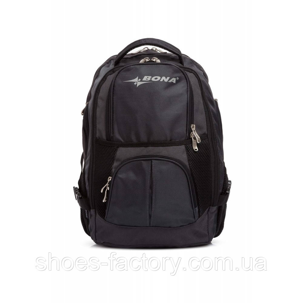 Рюкзак Bona 2503B повсякденний Темно-сірий