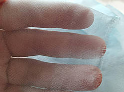 Найтонша стрічка із Шифону (натуральний шовк), колір — блакитний. Ширина 2 см. Ціна вказана за 1.3 м