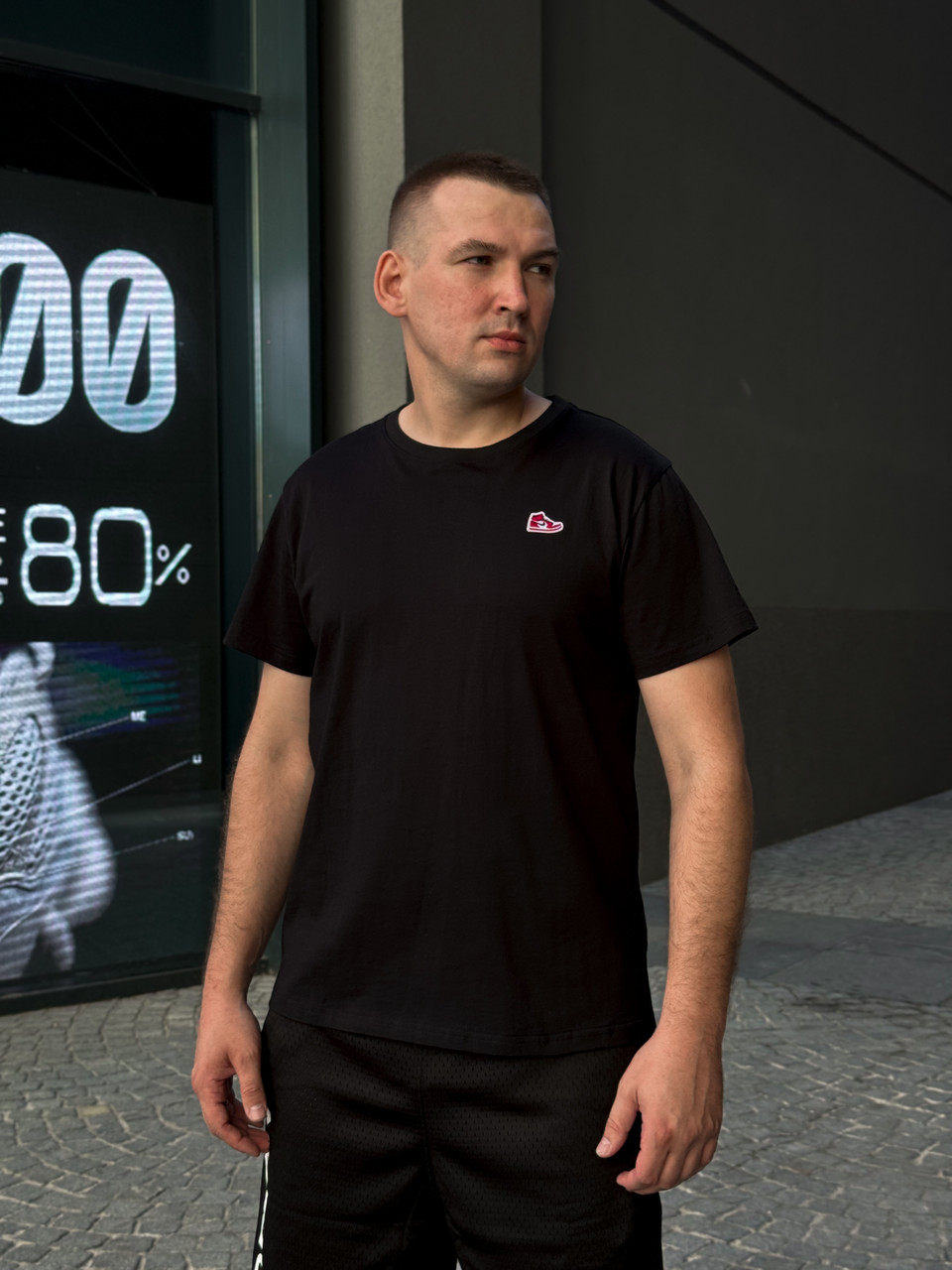 Футболка чоловіча Air Jordan T-Shirt Brand Black / FN5982-010, фото 1