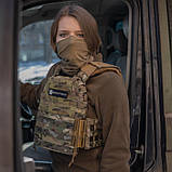 Плитоноска M3 Pro Lite (жіноча версія) (Мультикам) з системою швидкого скидання ТМ Балістика, фото 3