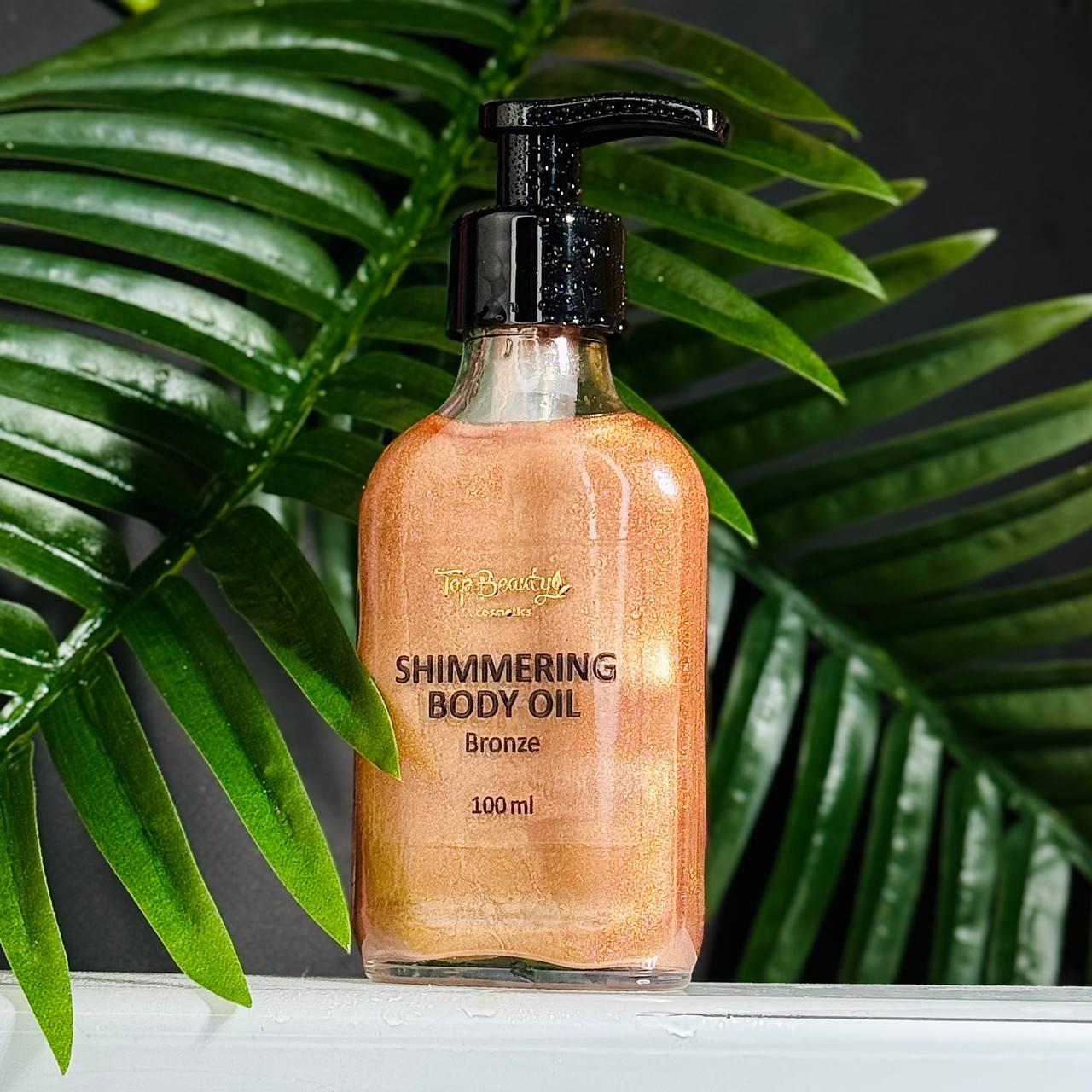 Мерехтливе масло для тіла Top Beauty Shimmering Body Oil 100 мл Bronze