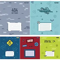 Зошит шкільний (А5, 12 аркушів, у клітку) 1Вересня Game zone 767188