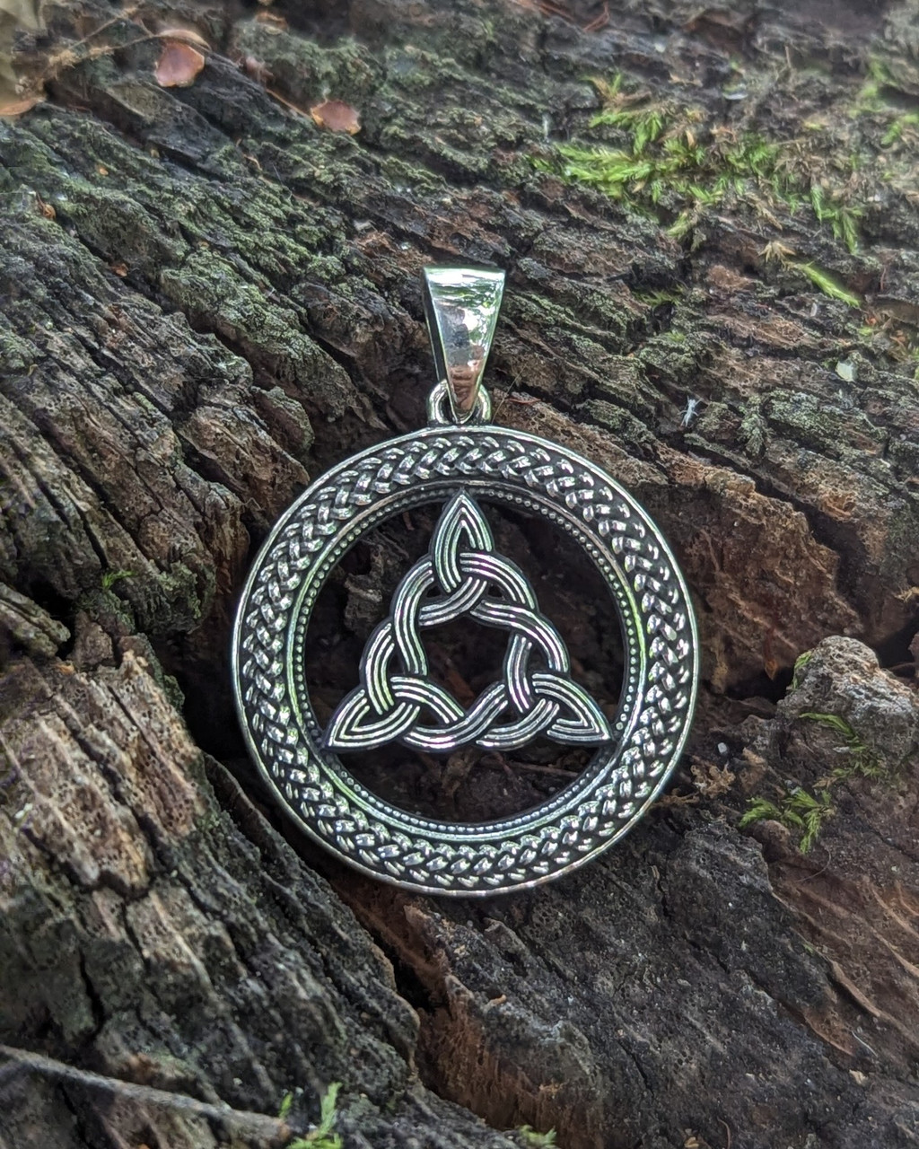 Вузол Бригіт, кельтський кулон, амулет, талісман, срібло 925.