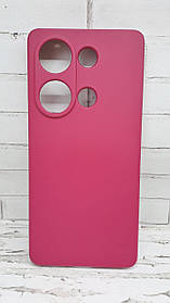 Чохол для Xiaomi Redmi Note 13 Pro 4G/Poco M6 Pro накладка бампер бордовий