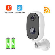 Вулична Wi-Fi камера з акумулятором 1DAL | Розумна камера спостереження IP66 (WS-602C) APP "Tuya", фото 3