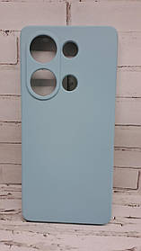Чохол для Xiaomi Redmi Note 13 Pro 4G/Poco M6 Pro накладка бампер бірюзовий