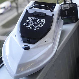 Рибальський Кораблик Фантом Модерн з ехолотом Toslon520 і GPS автопілот Maxi Cortex Білий