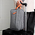 Дорожня сумка для туалетного приладдя косметичка для подорожей органайзер Solve Black KT6001152, фото 4