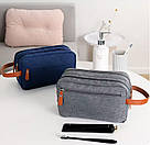 Дорожня сумка для туалетного приладдя косметичка для подорожей органайзер Solve Black KT6001152, фото 2